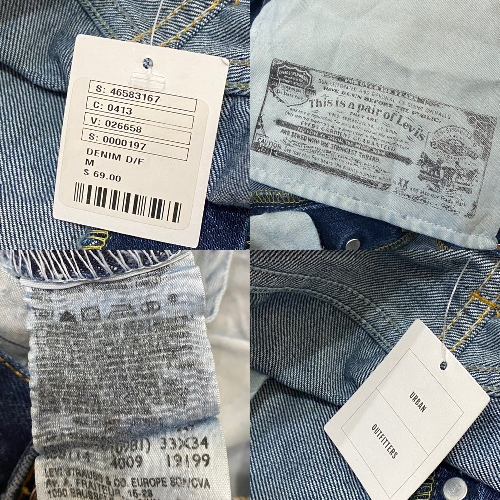UO Urban Renewal Vintage Custom Split Pocket Jeans - Picture 14 of 16